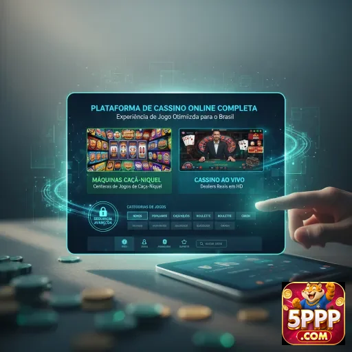 Tela do aplicativo cassino 5ppp em dispositivo móvel